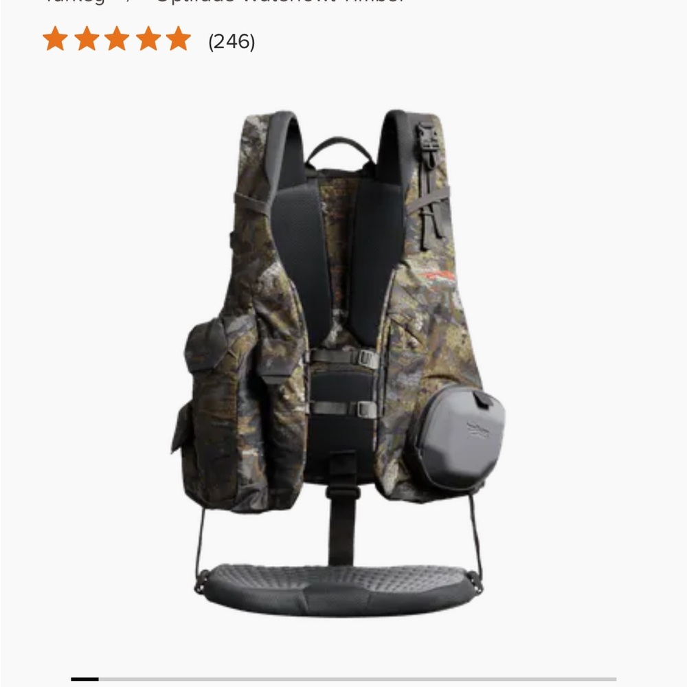 Sitka Equinox Turkey Vest in Optifade Waterfowl Timber